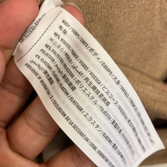 Abercrombie & fitch brown long cardigan with pockets Lagenlook academia Medium # - Picture 6 of 7